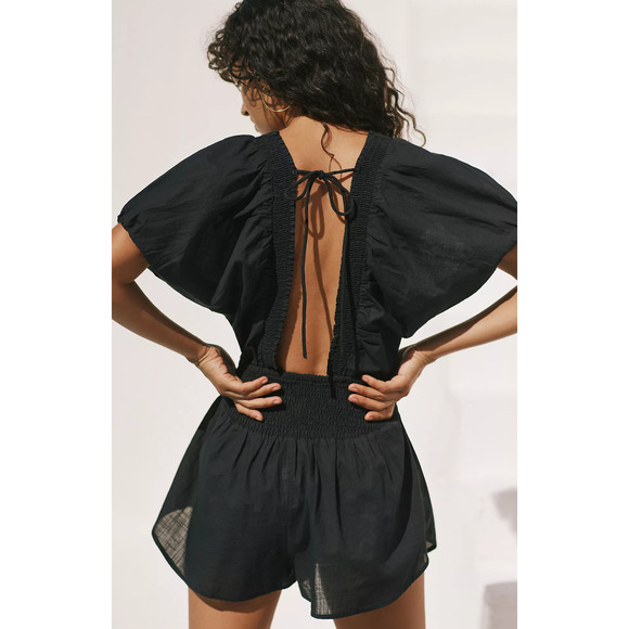 Anthropologie Smocked Romper - New XS - Picture 2 of 4